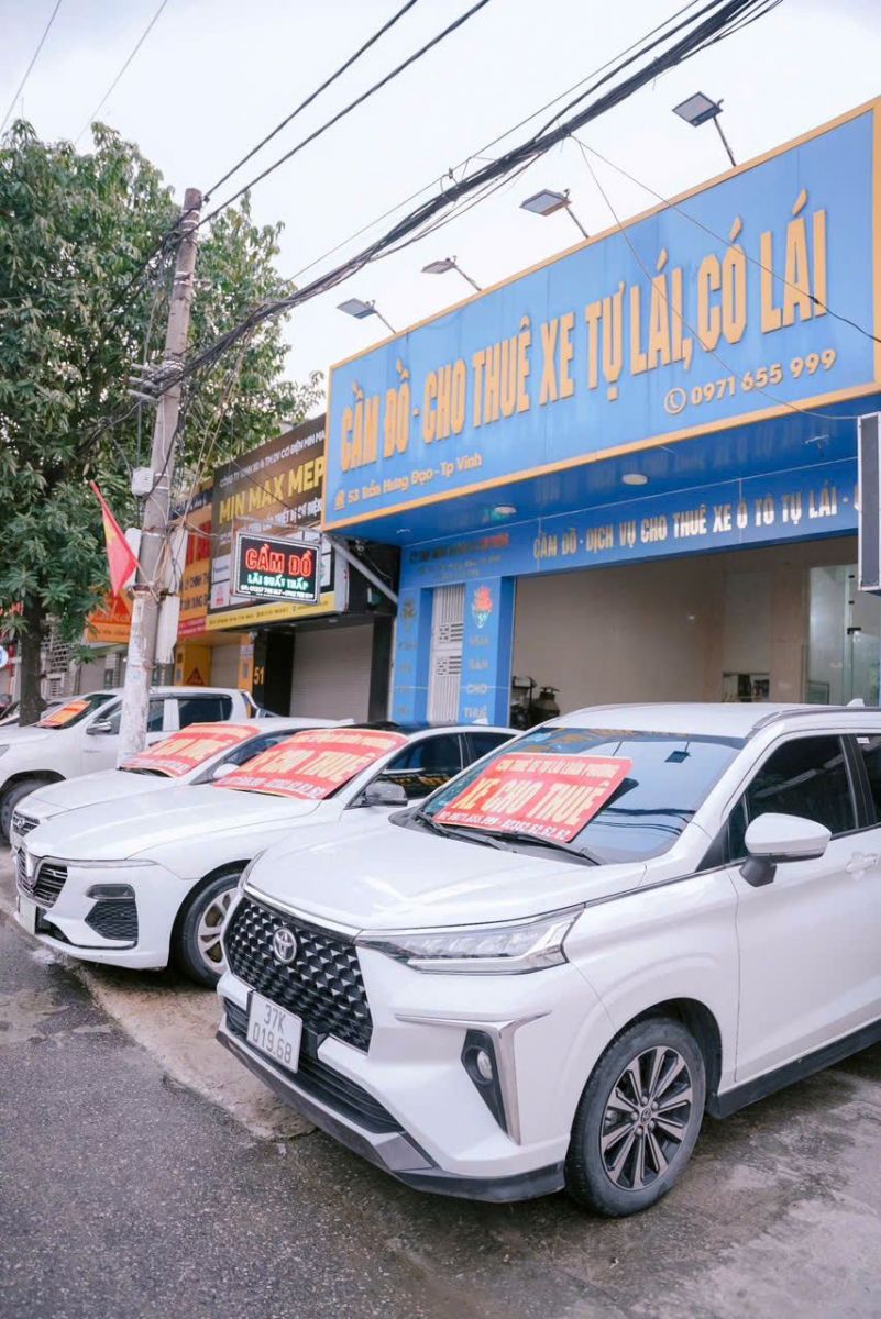 Dịch vụ cho thuê xe chất lượng tại Vinh