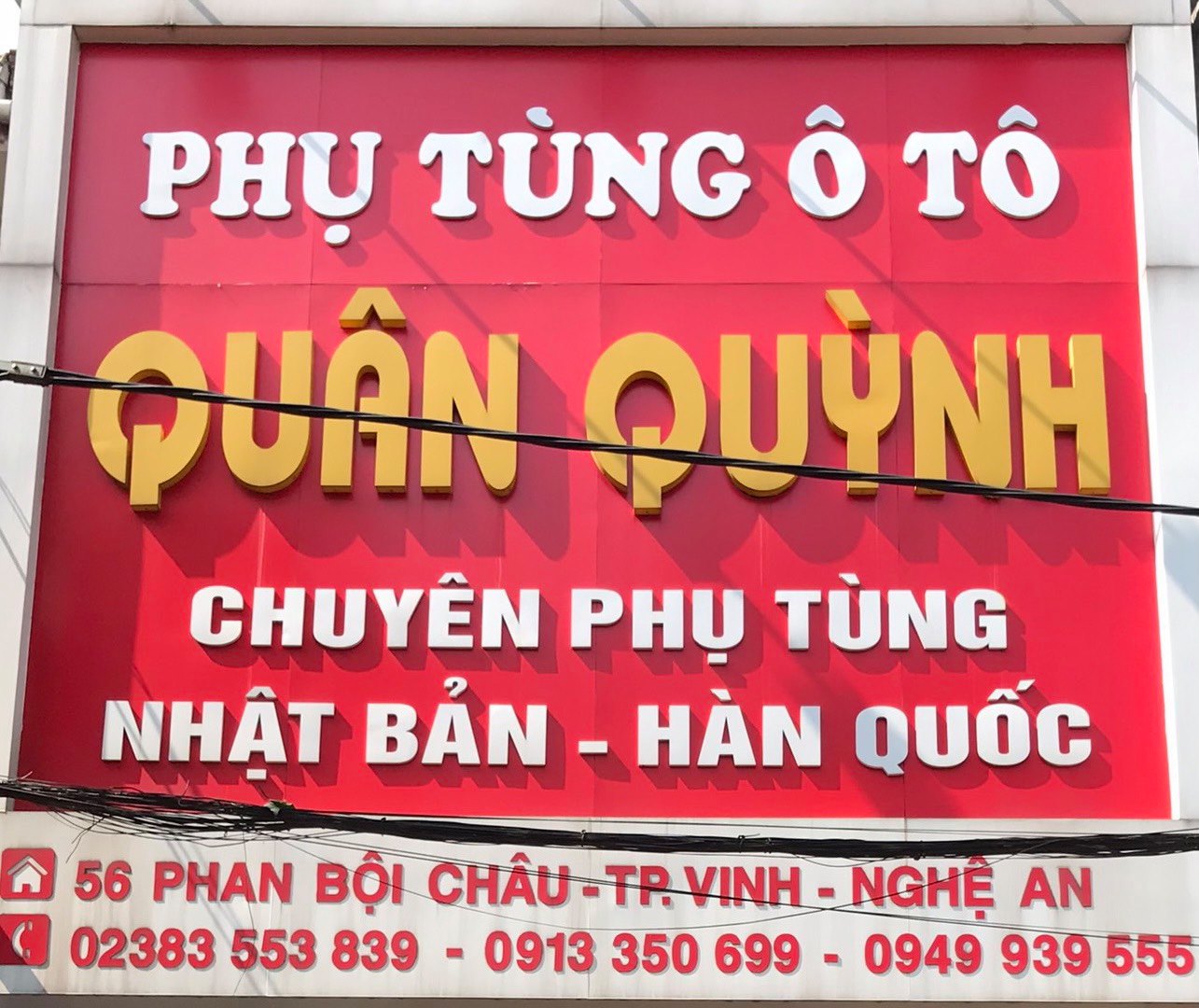 Phụ tùng ôtô Quân Quỳnh - Nghệ An